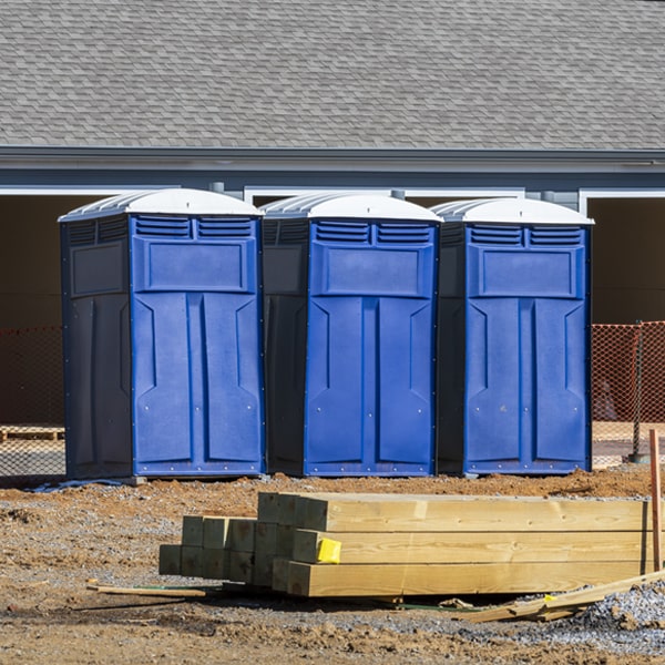 what is the expected delivery and pickup timeframe for the portable toilets in Magnet Nebraska